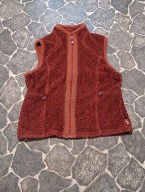 Woolrich women's fleece  zip up vest VINTAGE